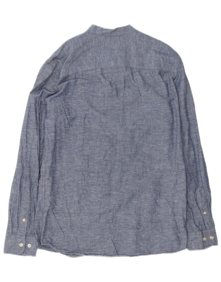 Koszula męska Jack & Jones, mała, niebieska, bawełniana