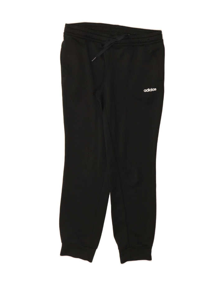 ADIDAS Womens Tracksuit Trousers Joggers UK 12/14 Medium  Black Polyester Vintage Adidas and Second-Hand Adidas from Messina Hembry 