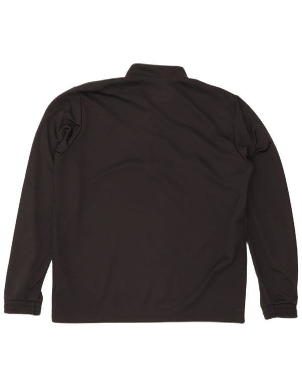 Dres męski Adidas Aeroready z zamkiem błyskawicznym na szyi, top XL, czarny poliester