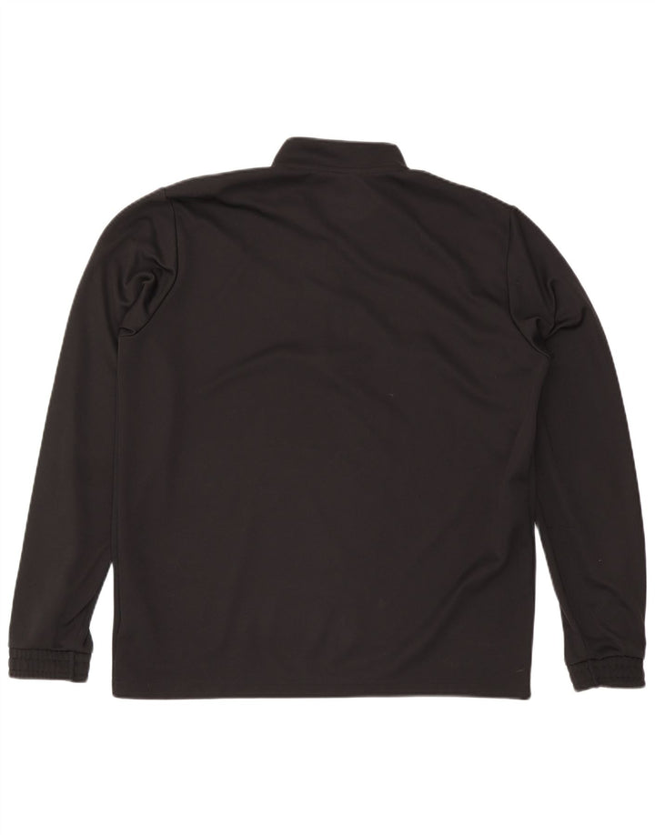 Dres męski Adidas Aeroready z zamkiem błyskawicznym na szyi, top XL, czarny poliester