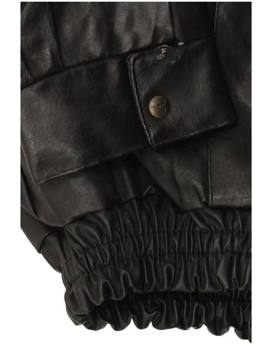 Męska kurtka skórzana VINTAGE UK 42 XL czarna