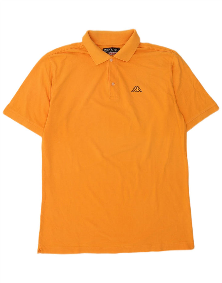 Męska koszulka polo KAPPA XL, pomarańczowa, bawełniana