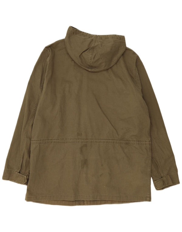 Męska kurtka użytkowa z kapturem Levi's UK 42 XL, bawełniana khaki