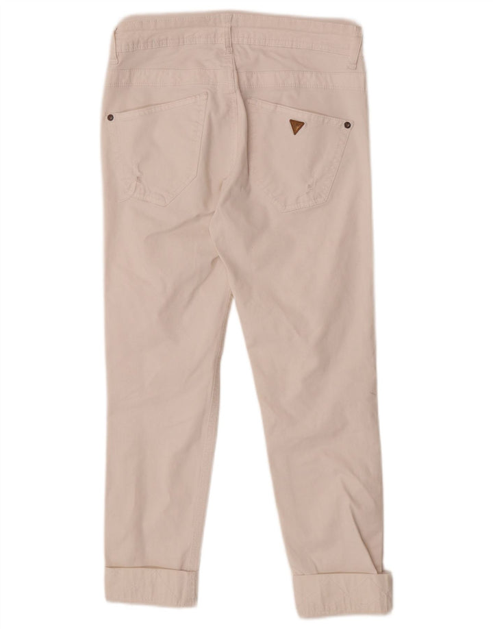 Damskie jeansy Guess W26 L23 w białe cętki