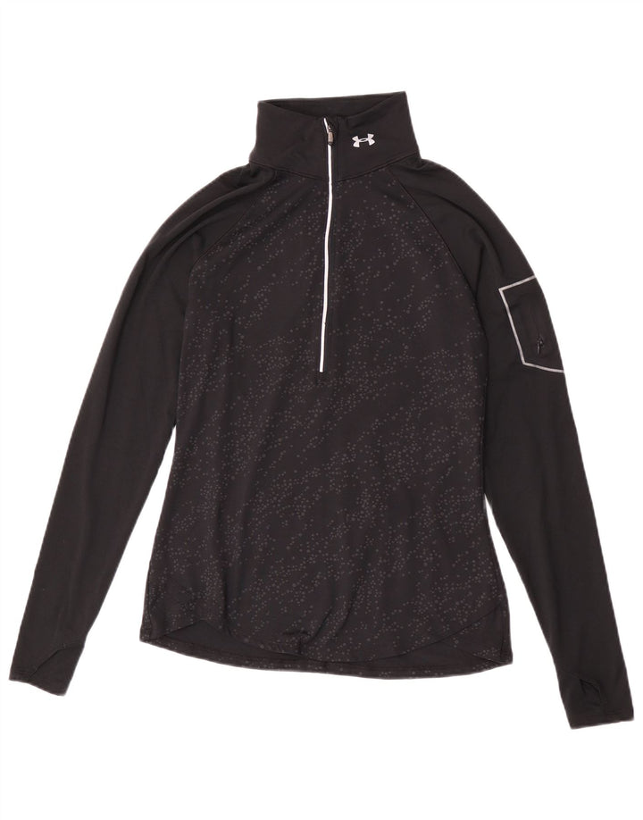 Damski dres Under Armour z pulowerem, UK 12, średni czarny w cętki