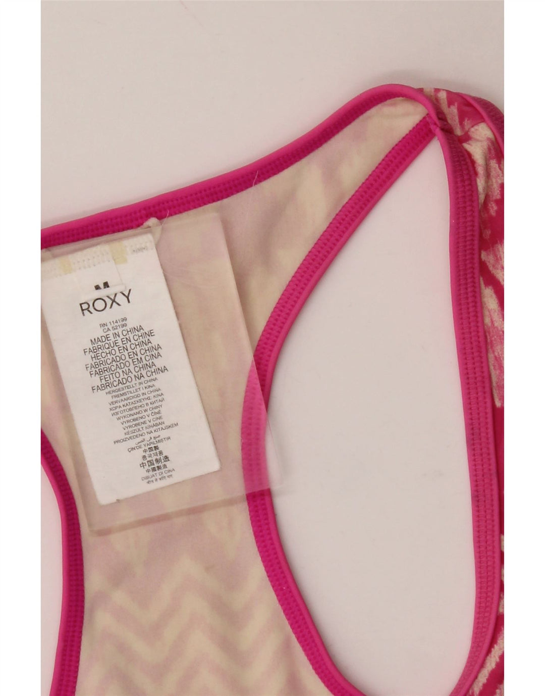 Damska kamizelka ROXY Top UK 12 Średni różowy Ikat Poliamid