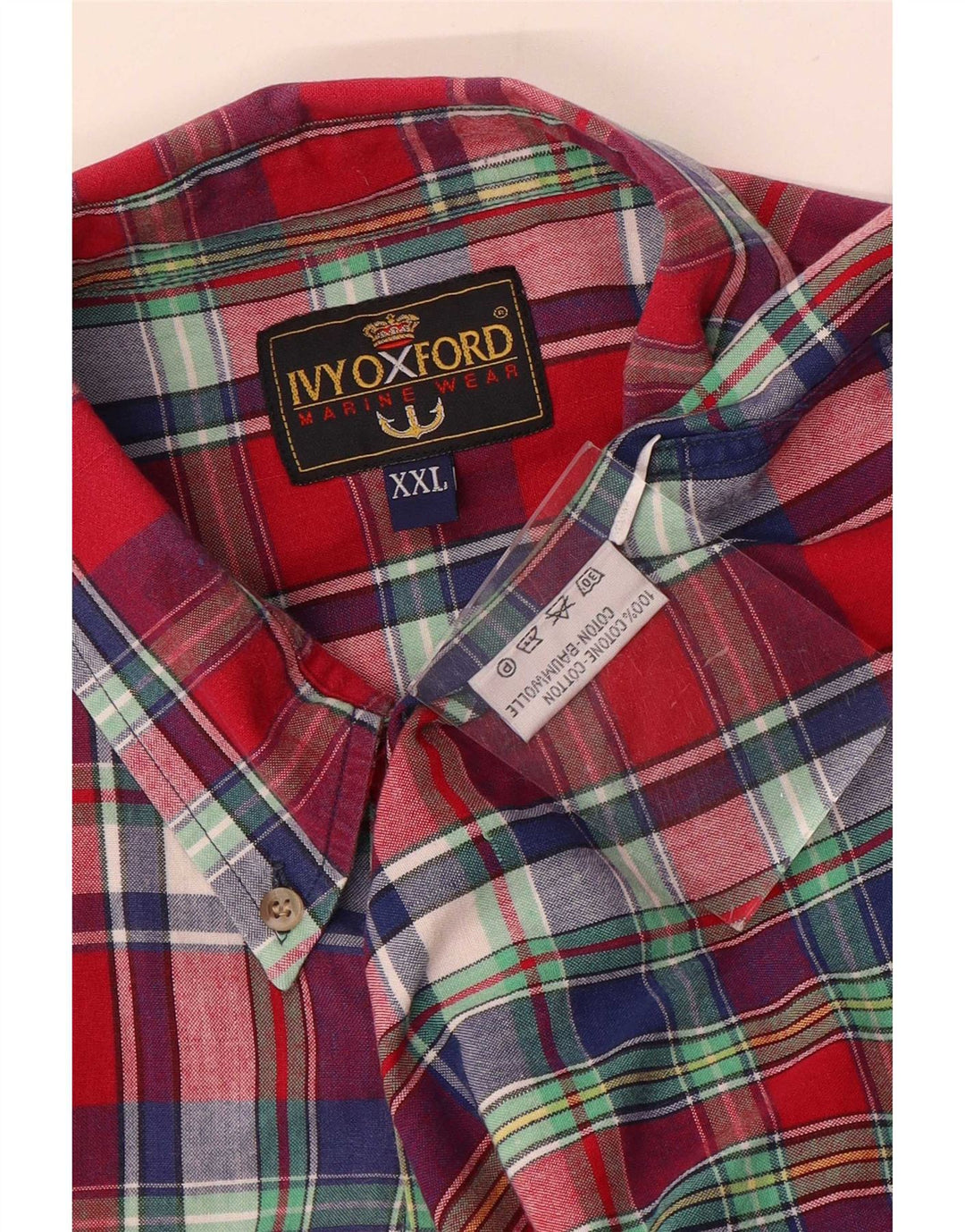 Koszula męska Ivy Oxford 2XL, wielobarwna, bawełniana krata