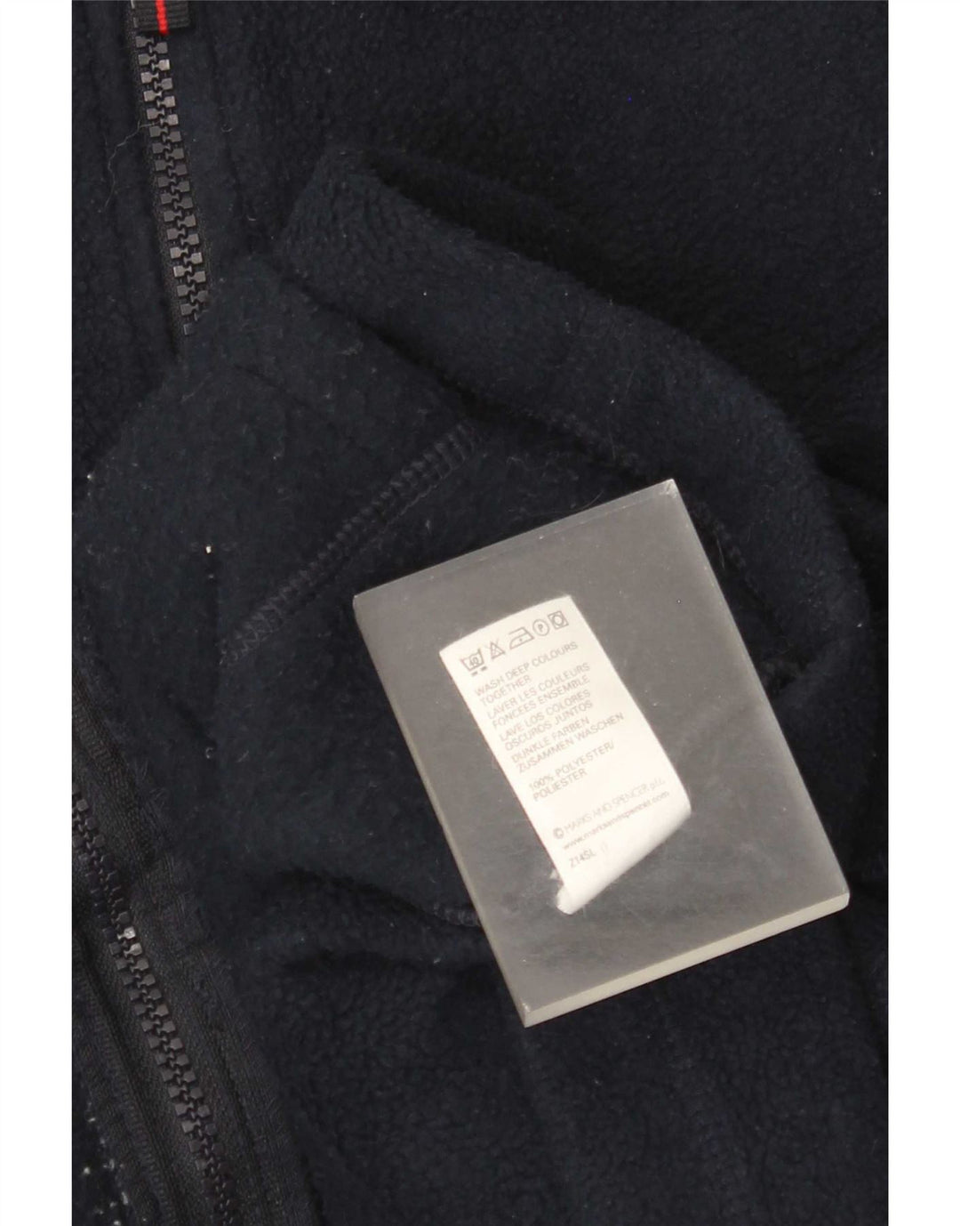 Męska kamizelka polarowa Marks & Spencer UK 42 XL, granatowa, poliester