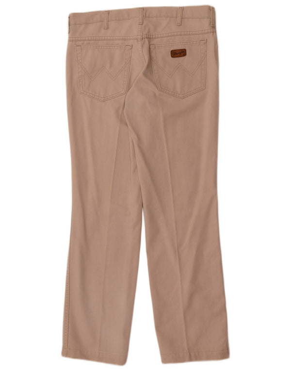 Męskie proste spodnie codzienne Wrangler W32 L32 beżowe