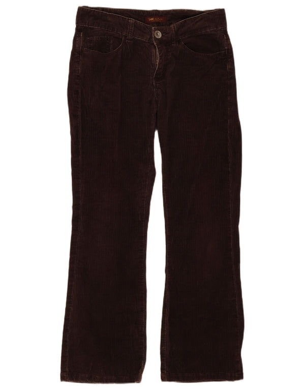 Damskie sztruksowe spodnie Lee Bootcut US 6 Medium W32 L29 Brązowa bawełna