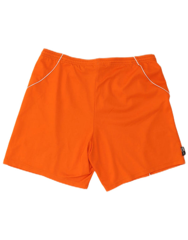 Męskie spodenki sportowe Adidas Climalite, duże, pomarańczowe