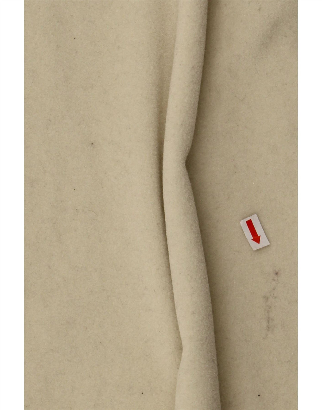 FILA Mens Zip Neck Fleece Jumper IT 46 Small Off White Polyester Vintage Fila and Second-Hand Fila from Messina Hembry 