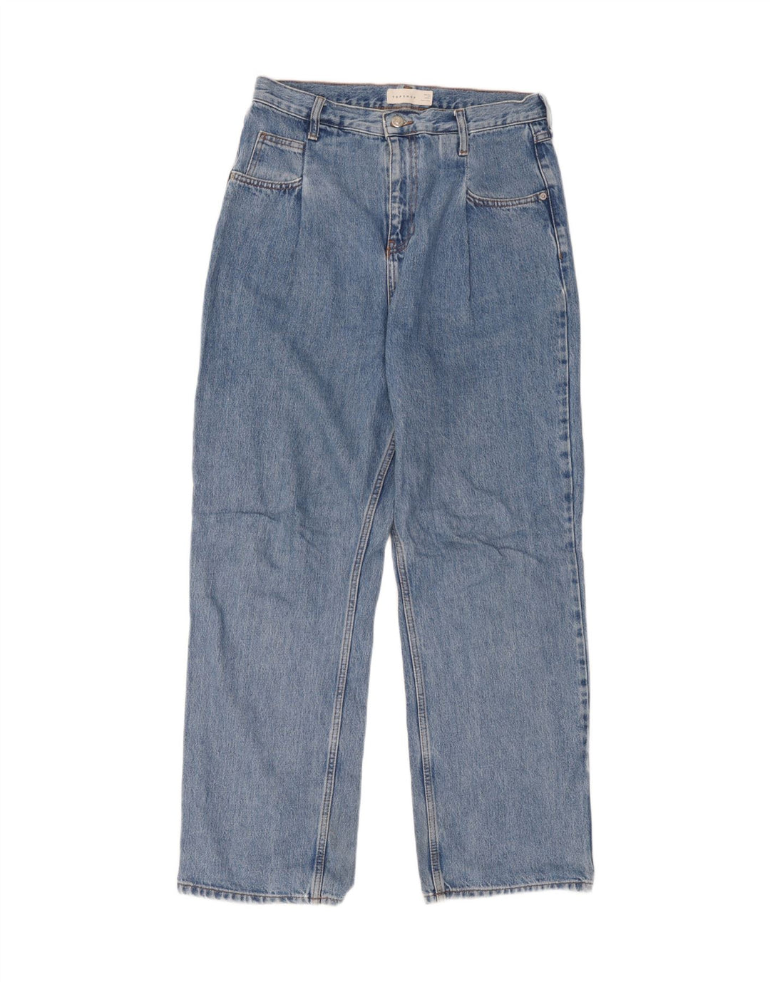 Damskie proste dżinsy Topshop W30 L32 Niebieski poliester