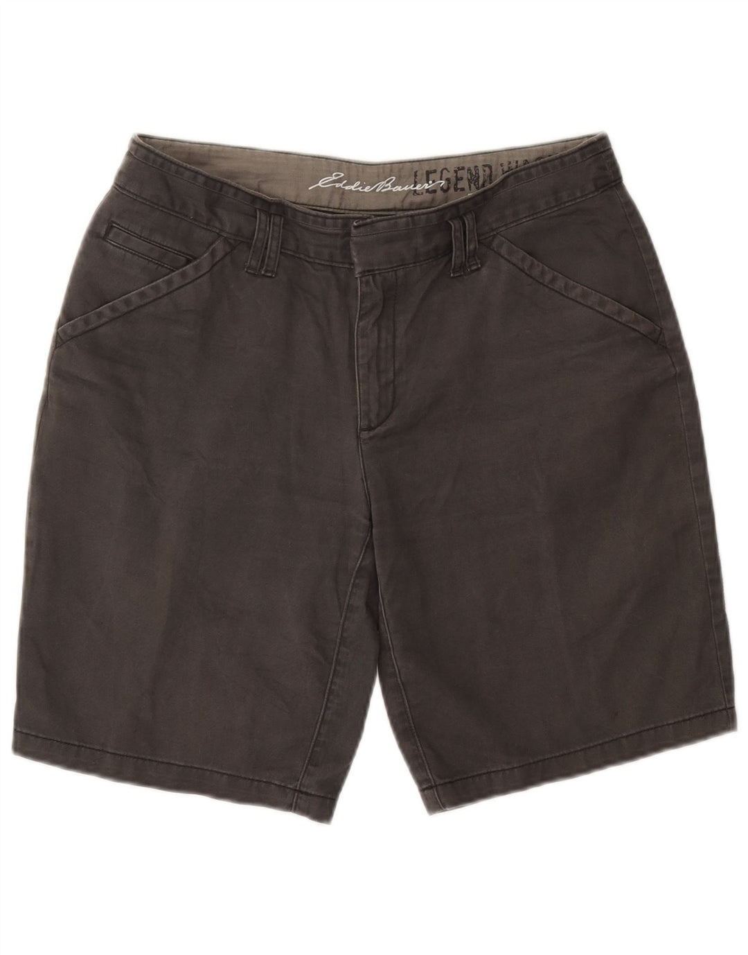 Damskie spodenki Chino Eddie Bauer US 8 Medium W30 Szara bawełna