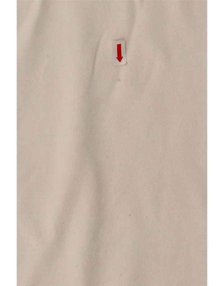 KAPPA Mens Polo Shirt Large White Cotton