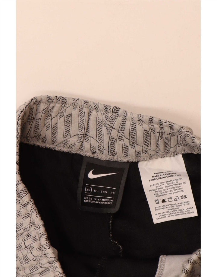 Damskie spodenki sportowe Nike UK 6 XS Szary, geometryczny poliester