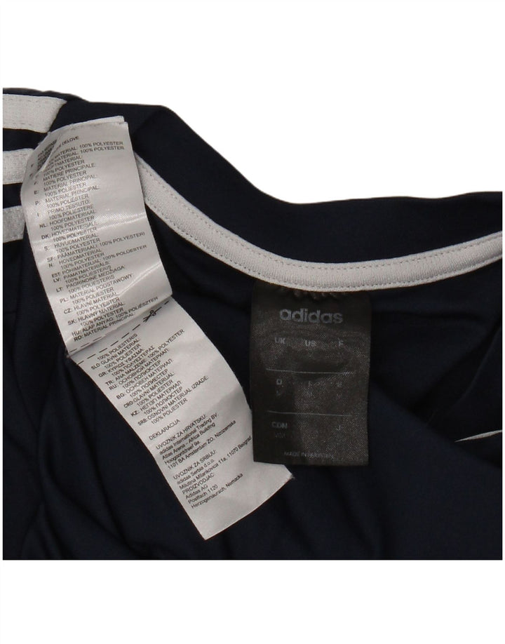Adidas Męska koszulka Climalite Top Medium Granatowy Poliester