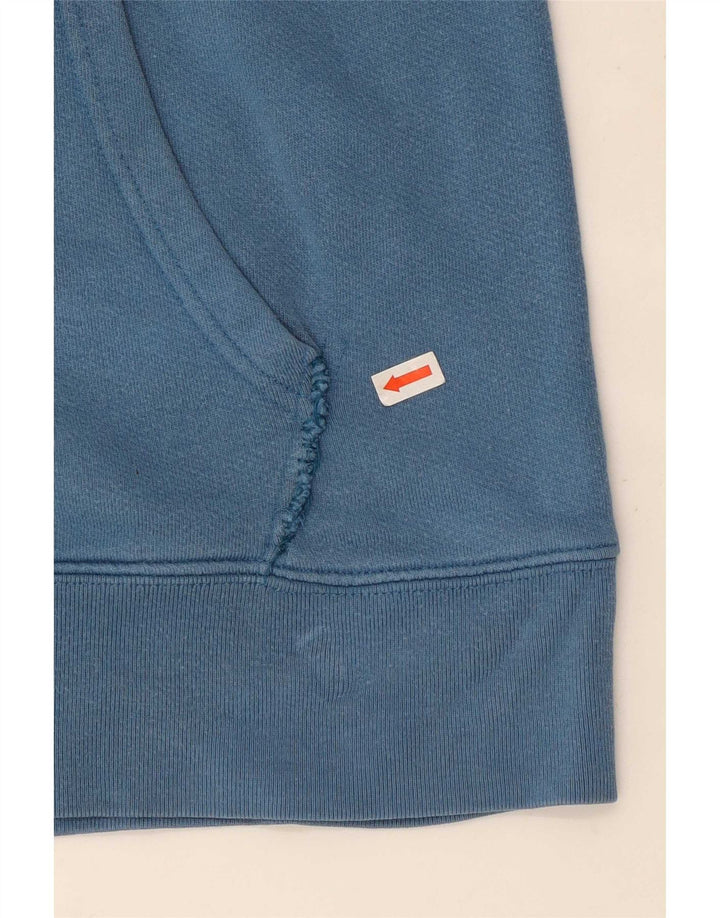 Męski sweter z kapturem i grafiką Levi's, duży, niebieski, bawełniany