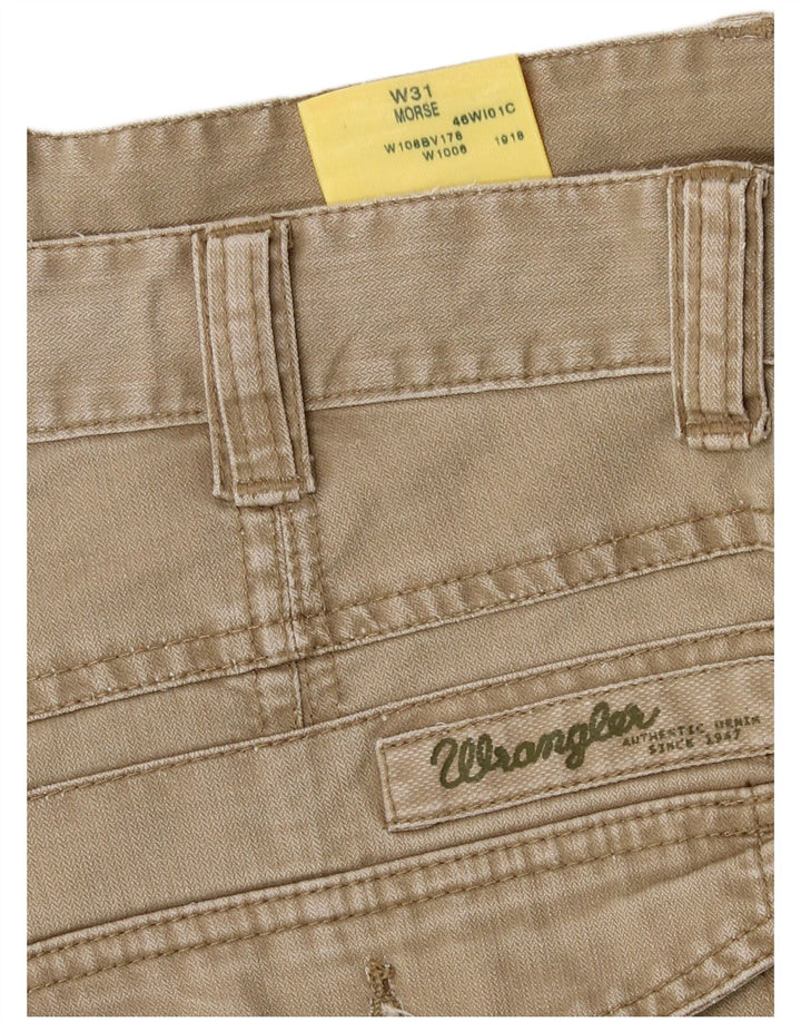 Męskie spodenki chino Wrangler Morse W31 średniej beżowej bawełny