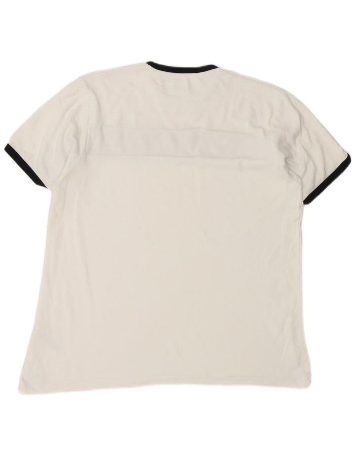 T-shirt męski French Connection Top, bawełna w kolorze średniej bieli