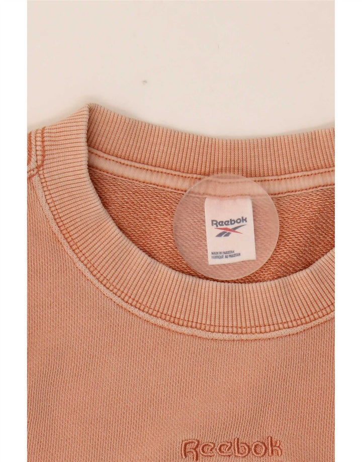 Męska bluza Reebok Sweter, mała, różowa, bawełniana