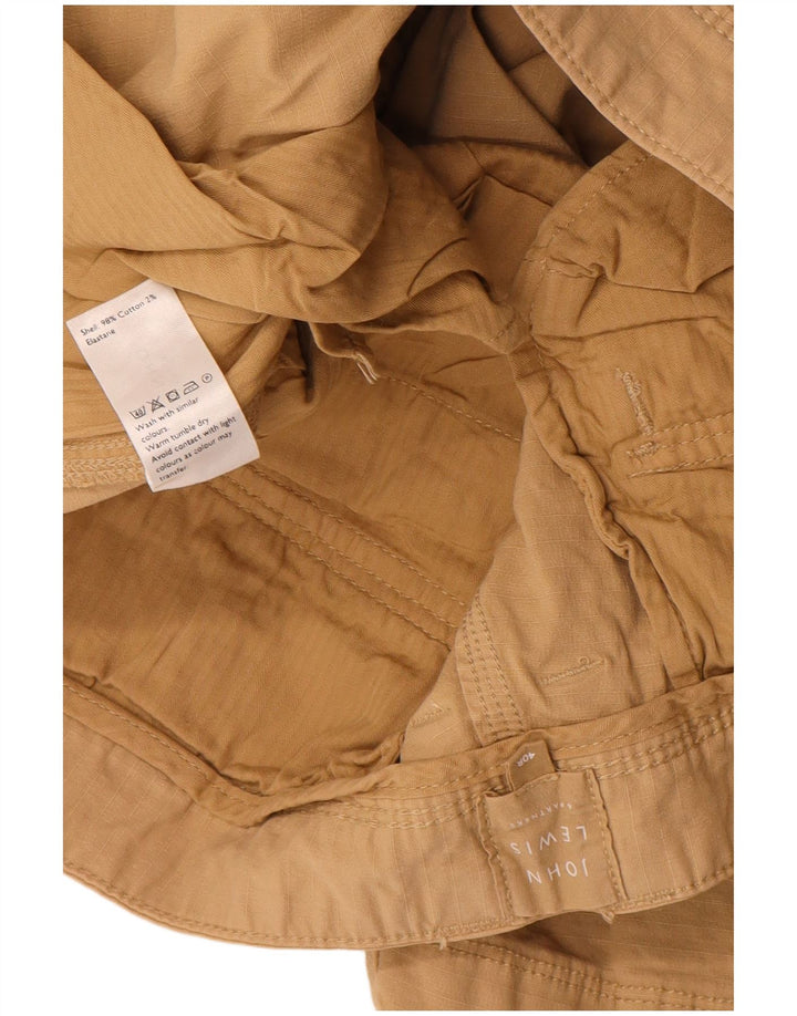 Męskie spodenki cargo John Lewis W40 XL, beżowa bawełna