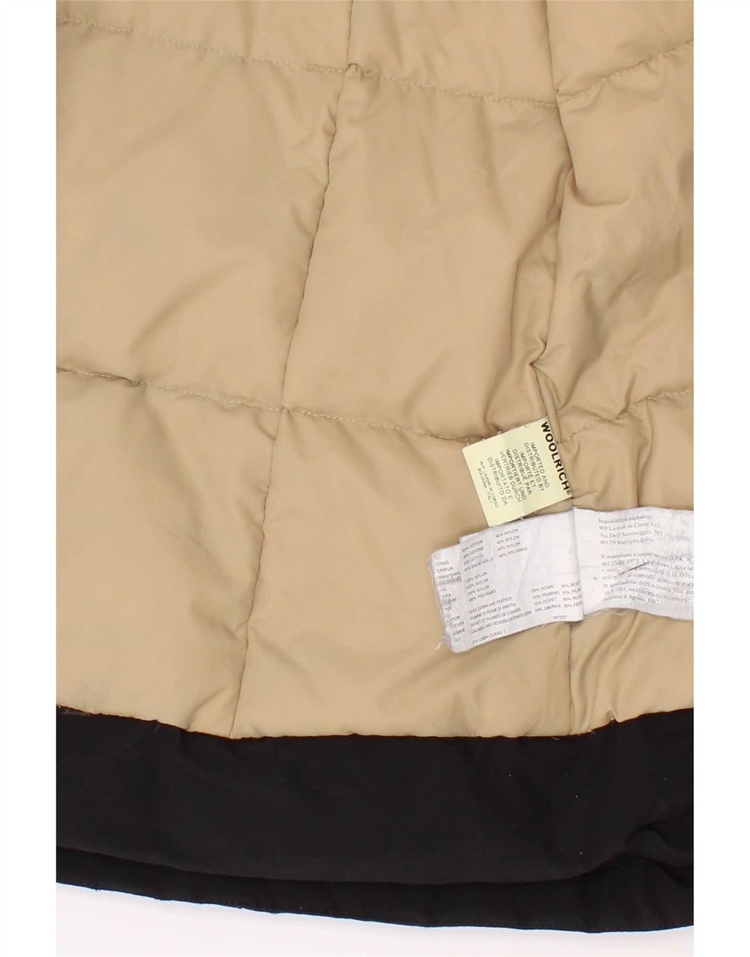 Ocieplana kurtka chłopięca Woolrich 9-10 lat, czarna, bawełniana