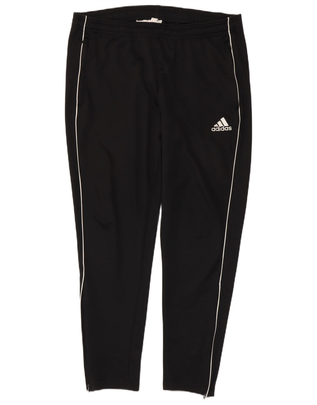 Męskie spodnie dresowe ADIDAS, duże, czarne, poliestrowe