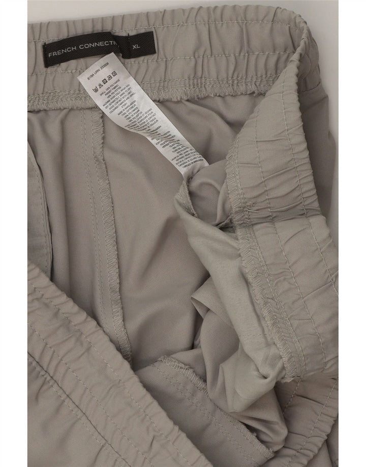 Spodnie cargo męskie FRENCH CONNECTION XL W38 L29 Szary poliester