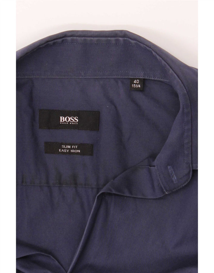 Koszula męska Hugo Boss Slim Fit, rozmiar 40 15 3/4, średni granat
