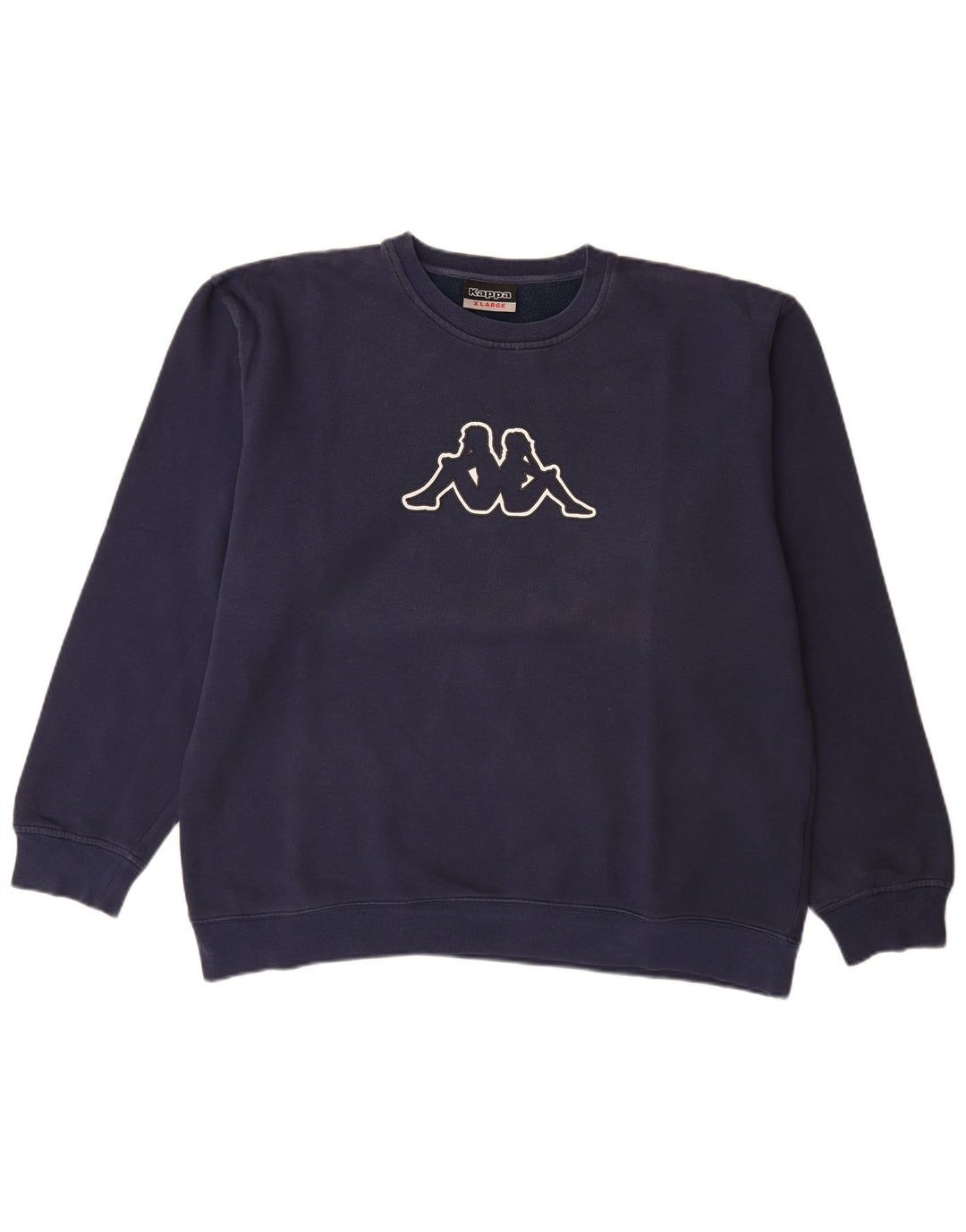 Męska bluza z grafiką Kappa XL, granatowa, bawełniana