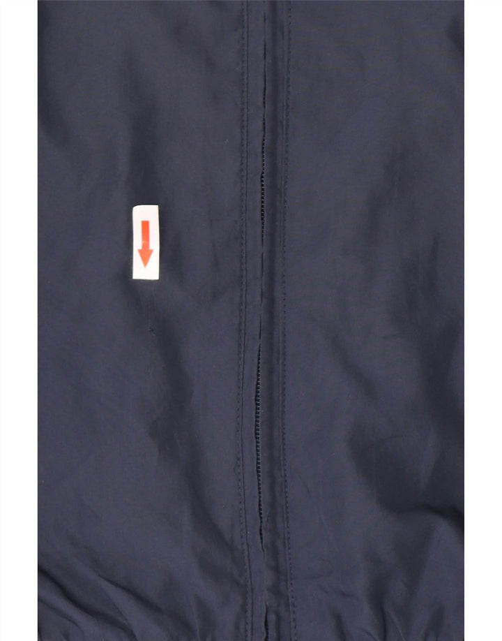 Męska kurtka dresowa Umbro XL, granatowa, poliester z blokami kolorów