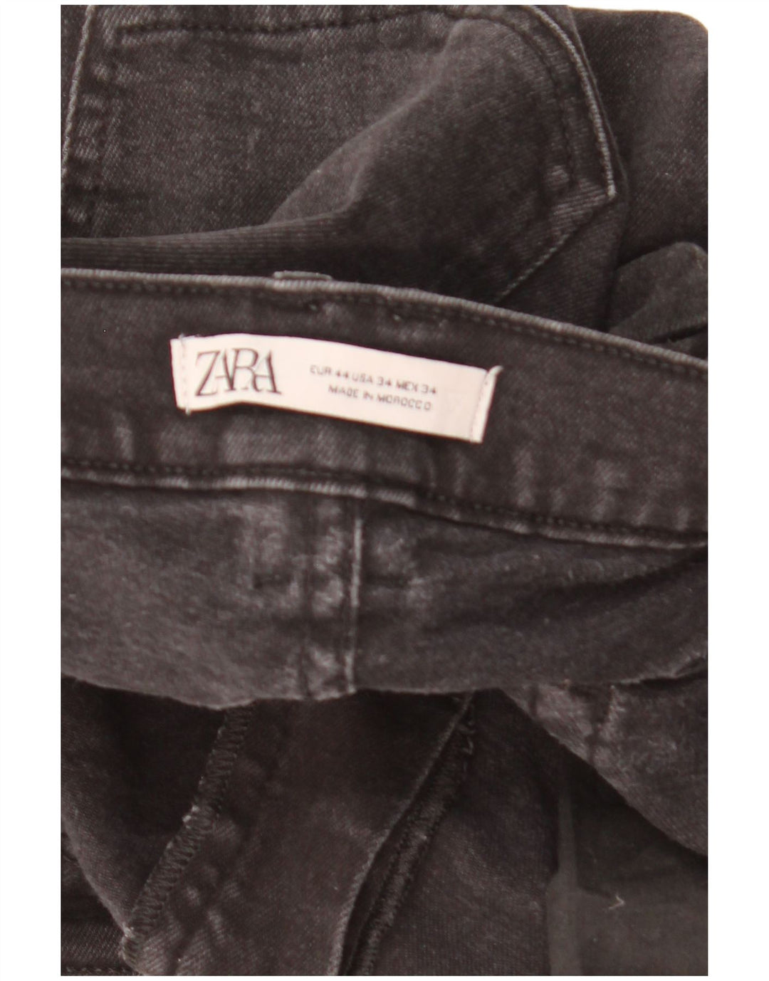 Męskie jeansy slim fit Zara EU 44 Large W34 L31 Black