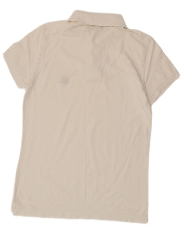 BENETTON Mens Polo Shirt Medium White