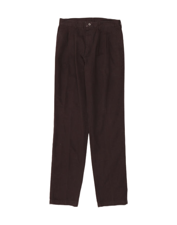 Męskie spodnie chino WRANGLER W32 L36 brązowa bawełna