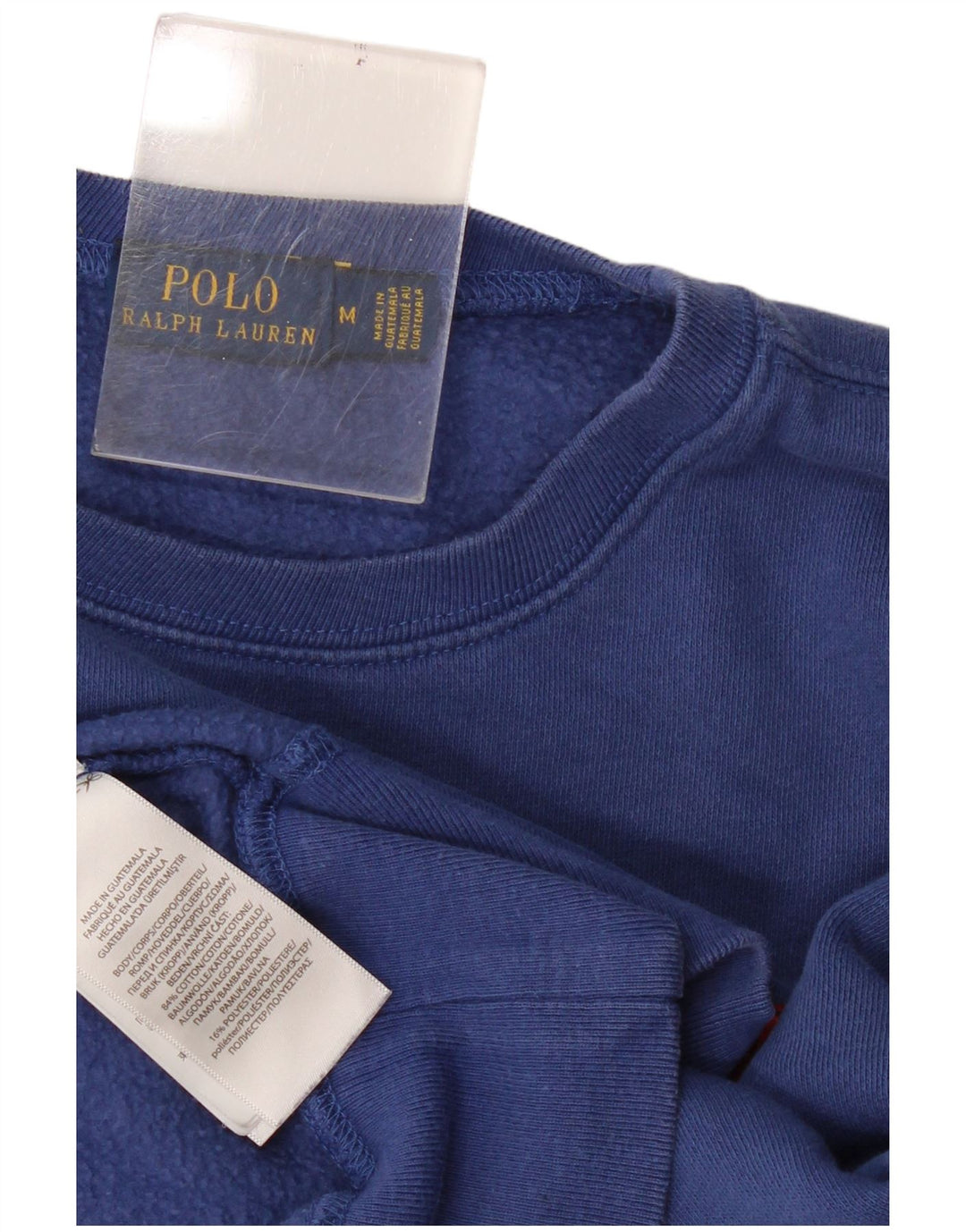 Damska bluza z grafiką Polo Ralph Lauren Jumper UK 14 Średni niebieski