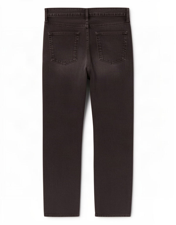 Marks & Spencer Mens Regular Straight Jeans W34 L29 Black Cotton