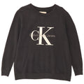 Męski sweter z grafiką CALVIN KLEIN JEANS, mały, czarny