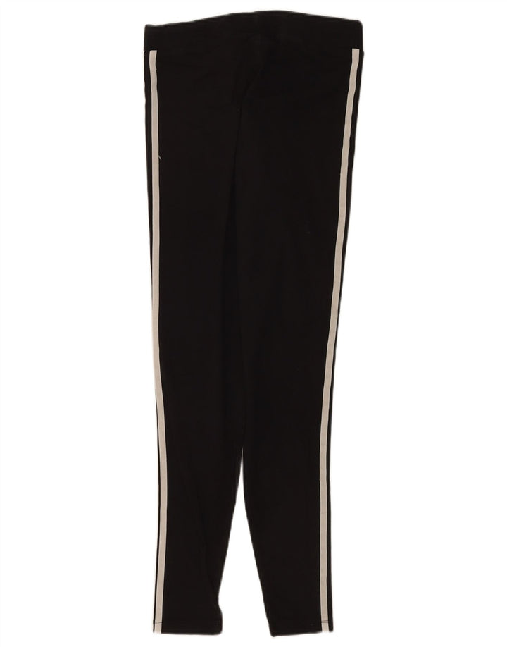 Legginsy Damskie Adidas UK 10 Małe Czarne Bawełniane