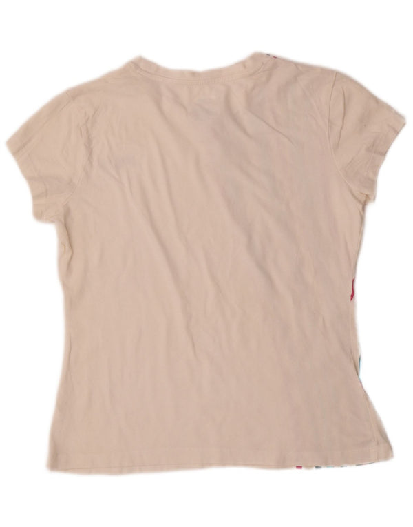 T-shirt damski Fila Top UK 14, duży, bawełniany w białe paski