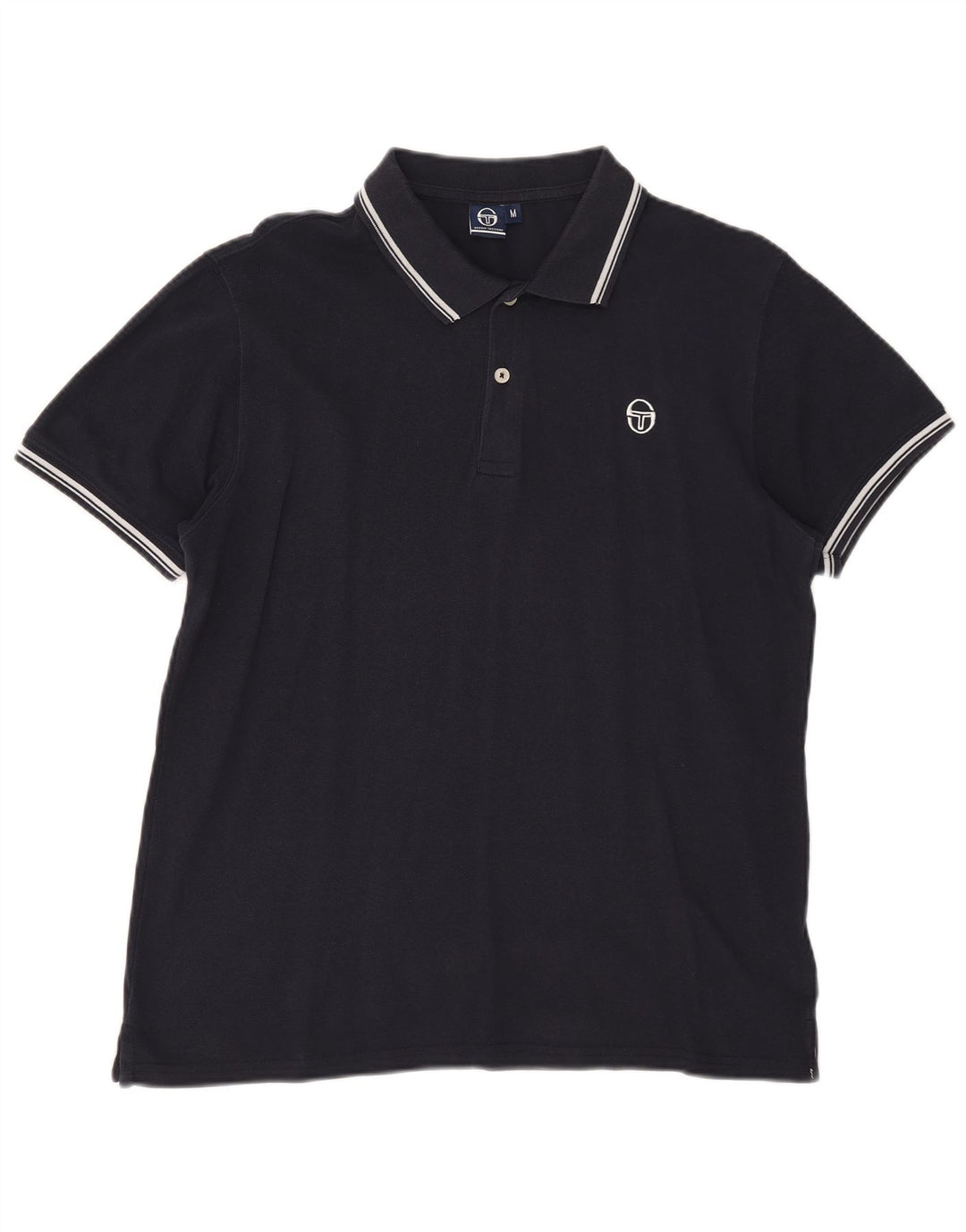 Męska koszulka polo Sergio Tacchini, średnia, granatowa, bawełniana