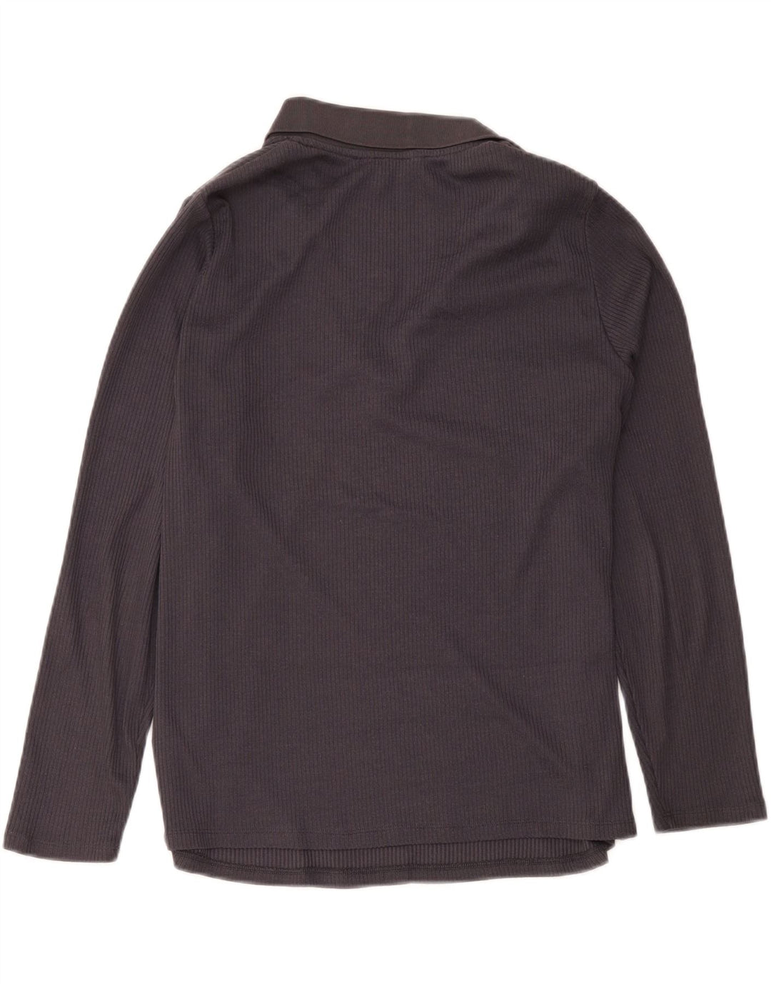 Damska koszulka polo Marks & Spencer z długim rękawem UK 20 2XL, szary poliester