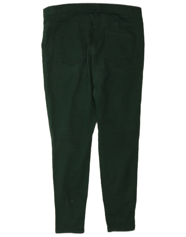 Marks & Spencer Damskie jeansy Jegging UK 16 Large W32 L30 Zielona bawełna