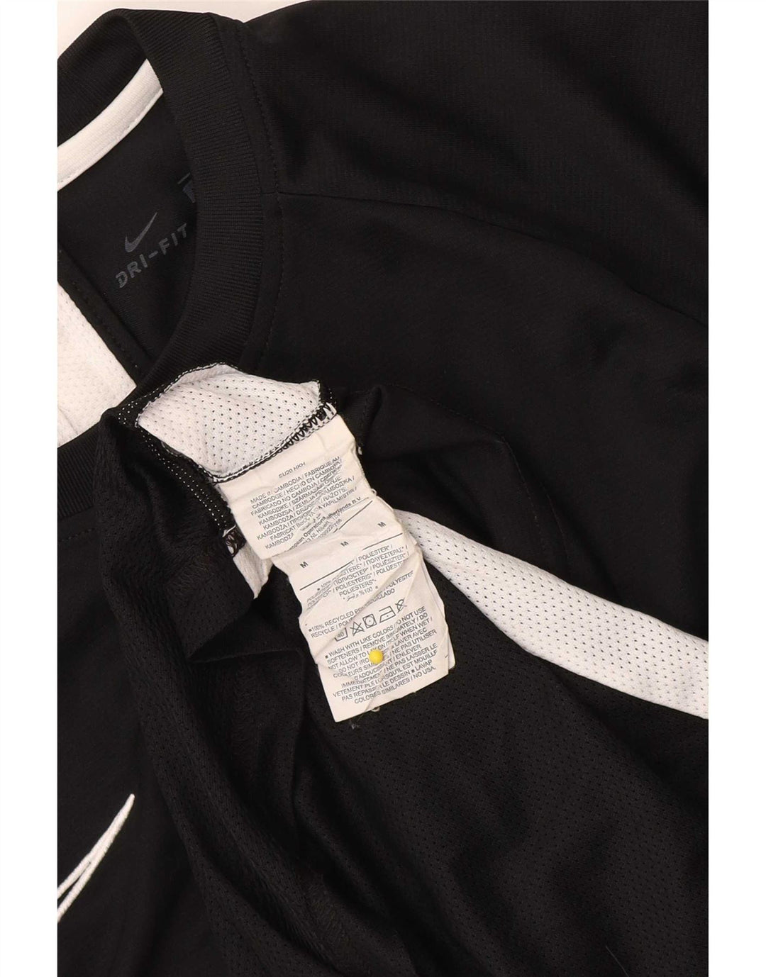 Damska koszulka Nike Dri Fit Top UK 14, poliester w kolorze średniej czerni