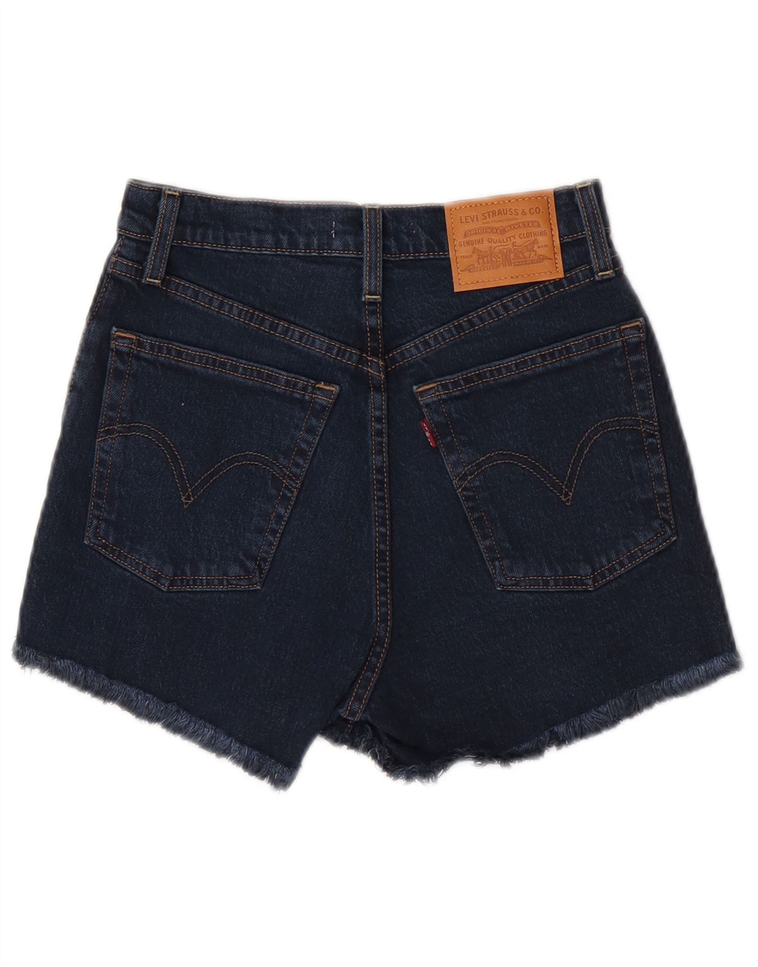 Damskie spodenki jeansowe Levi's W25 XS Granatowe, bawełniane