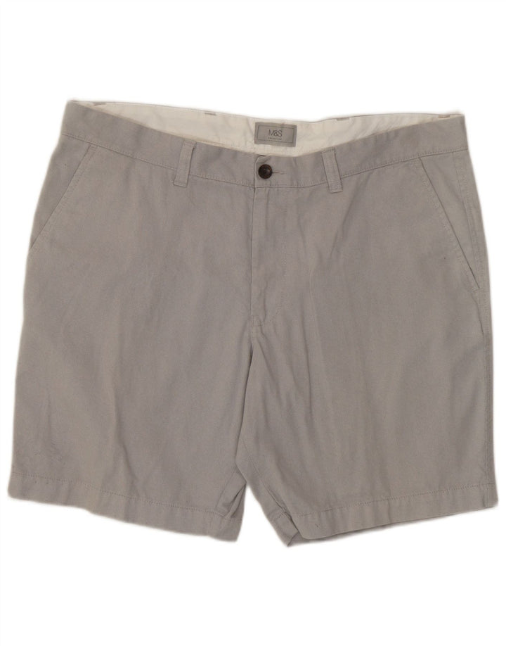 Męskie spodenki Chino Marks & Spencer W38 XL, szara bawełna