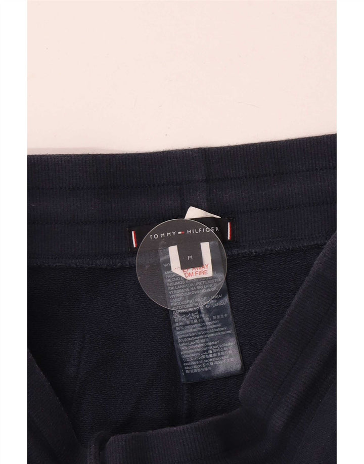 Męskie spodenki sportowe Tommy Hilfiger z grafiką, średnio granatowe, bawełniane