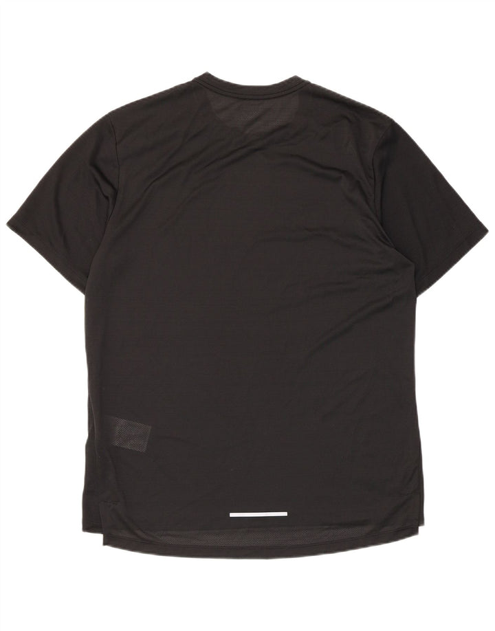 Męska koszulka Nike Dri Fit Top, średni czarny poliester