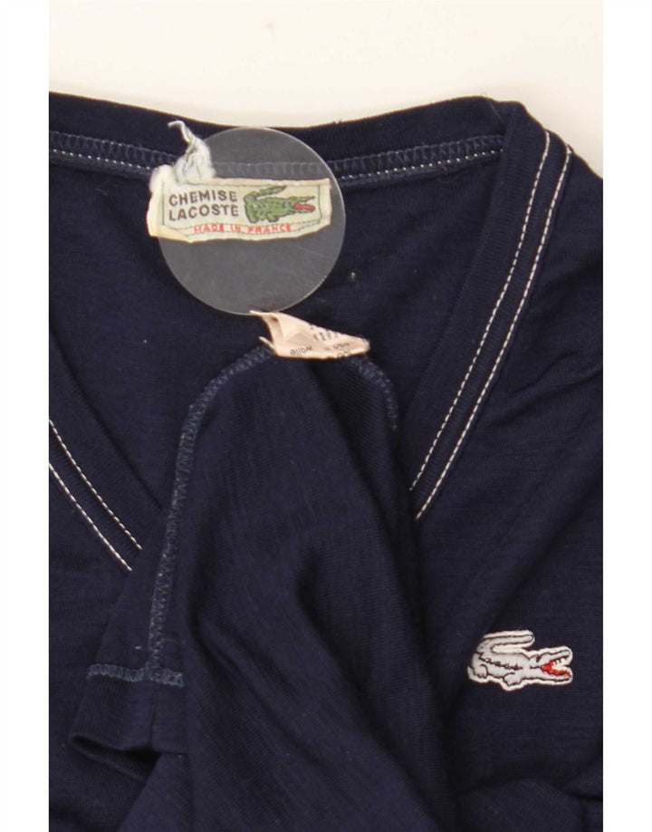 Lacoste Męski top z długim rękawem, rozmiar 1, 2XS, granatowo-wełniany