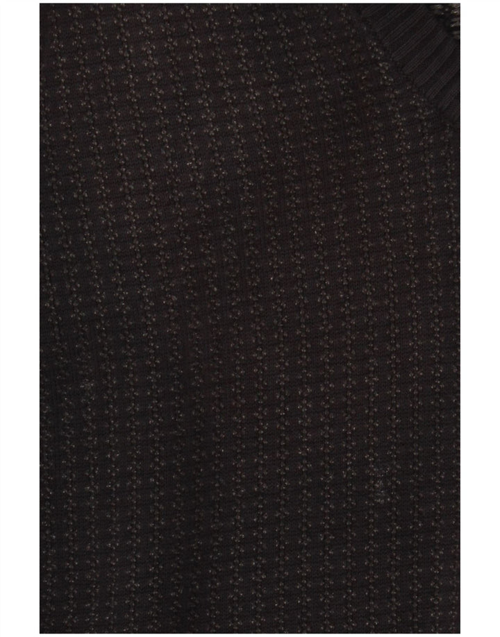 Marks & Spencer Męski sweter z dekoltem w kształcie litery V, średni granatowy akryl